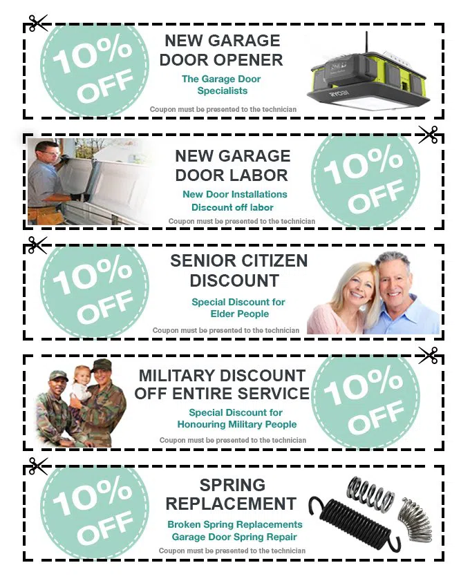 My 26 Garage door Services  (855) 409-4971 - CouponSet26-five