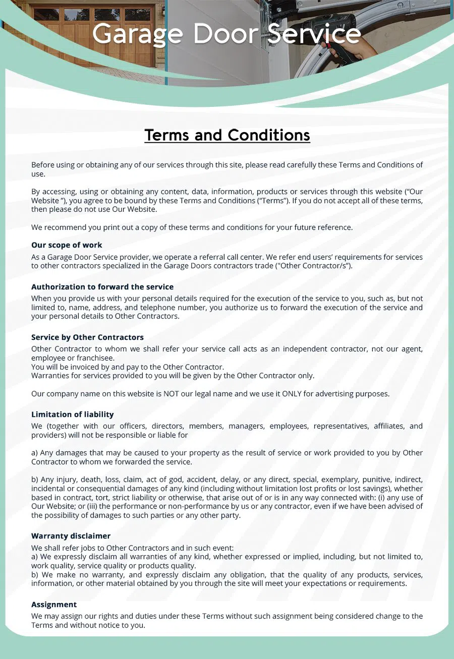 My 26 Garage door Services  (855) 409-4971